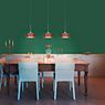 Bruck Cantara wood Pendant Light LED Low Voltage chrome glossy/lampshade oak bright - 20 cm application picture
