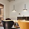 Bruck Euclid Pendant Light LED chrome glossy - dim to warm application picture