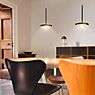 Bruck Euclid Pendant Light LED for All-in Track black application picture