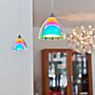 Bruck Silva Hanglamp chroom glimmend/glas geel/oranje - 11 cm productafbeelding
