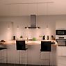 Bruck Silva Pendant Light LED for All-in Track - ø11 cm chrome glossy, glass clear/opal application picture