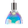 Bruck Silva Pendant Light LED low voltage chrome glossy/glass clear/opal - 11 cm , Warehouse sale, as new, original packaging - A second glass diffuser provides for glare-free light.