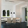 Bruck Silva Pendant Light for Duolare Track - ø16 cm chrome glossy, glass clear/opal - 860372ch , discontinued product application picture