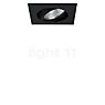 Brumberg 36144 - Recessed Spotlights angular - high voltage black , discontinued product