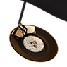 Catellani & Smith Lederam Manta CWS1 Lampada da soffitto/parete LED disco dorato, asta nera, paralume nero/dorato , Vendita di giacenze, Merce nuova, Imballaggio originale