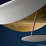Catellani & Smith Lederam Manta, lámpara de suspensión LED blanco/dorado/blanco-dorado - ø100 cm