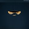 Catellani & Smith Lederam Manta, lámpara de suspensión LED dorado/negro/negro-dorado - ø60 cm