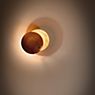 Catellani & Smith Lederam W, lámpara de pared LED blanco/dorado - ø25 cm