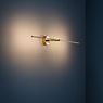 Catellani & Smith Light Stick Parete LED dorato, 115 cm