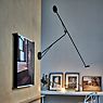 DCW Aaro Wall Light LED black application picture