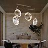DCW Focus Chandelier LED 4 lamps white application picture