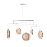 DCW Focus Chandelier LED white - 5 lamps