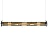 DCW In the Tube Pendant Light reflector gold/mesh gold - 132 cm