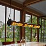 DCW In the Tube Pendant Light reflector silver/mesh gold - 52 cm application picture