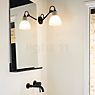 DCW Lampe Gras No 104 Bathroom lot de 2 noir/polycarbonate - Classe de protection II - produit en situation