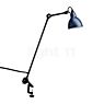 DCW Lampe Gras No 201 clamp light black round blue