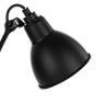 DCW Lampe Gras No 204 lot de 2 noir/noir - 40 cm - avec interrupteur - L'abat-jour de la lampe peut également être orienté à volonté.