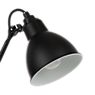 DCW Lampe Gras No 204, set de 2 negro/negro - 20 cm - sin botón - La lámpara de pared necesita una bombilla de casquillo E27.