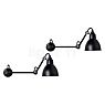 DCW Lampe Gras No 204 set of 2 black/black - 40 cm - without switch