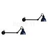 DCW Lampe Gras No 204 set of 2 black/blue - 40 cm - with switch