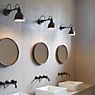 DCW Lampe Gras No 304 Bathroom Applique noir/polycarbonate, blanc - produit en situation