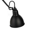 DCW Lampe Gras No 304 L 60, lámpara de pared negra cobre rústico - El cabezal de la lámpara de pared se puede dirigir hacia donde se quiera.