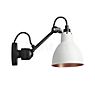 DCW Lampe Gras No 304, lámpara de pared negra blanco/cobre
