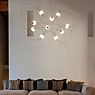 DCW Munari Chandelier LED 10 lamps black - pre-mounted application picture