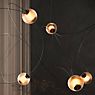 DCW Munari Chandelier LED 6 lamps black - pre-mounted