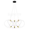 DCW Munari Chandelier LED 6 lamps black - pre-mounted