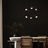 DCW Munari Chandelier LED 6 lamps black - pre-mounted application picture