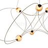 DCW Munari Chandelier LED 6 lamps gold - unmounted