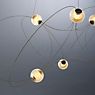 DCW Munari Chandelier LED 6 lamps gold - unmounted