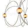 DCW Munari Chandelier LED 8 lamps black - pre-mounted