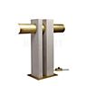 DCW Pi Table Lamp LED grey/brass