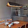 DCW Respiro Pendant light LED 120 cm - black application picture