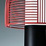 DCW Yasuke Lampe de table LED noir/rouge