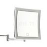 Decor Walther BS 85 Touch Wall-Mounted Cosmetic Mirror LED chrome glossy - LEDs frame the mirror for a harmonious lighting.