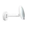Decor Walther Just Look Wall-Mounted Cosmetic Mirror LED white matt - Enlarge 5-fold