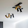 Delta Light Hedra On Ceiling Light 2 lamps LED gold application picture