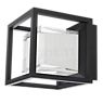 Delta Light Montur S Wall Light LED black - The LED module of the Montur is encased by a cube made of opal glass which softens the light.