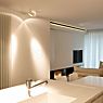 Delta Light Rand Ceiling Light LED 2 lamps aluminium grey application picture