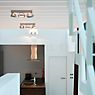 Delta Light Rand Plafonnier LED 3 foyers gris aluminium - produit en situation