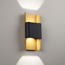 Delta Light Want-It Lampada da parete LED nero/dorato - 18 cm