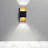 Delta Light Want-It Wandleuchte LED schwarz/gold - 18 cm