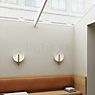 Design for the People Furiko Wall Light brass application picture