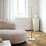 Design for the People Glossy Lampadaire blanc - produit en situation
