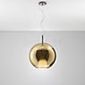 Fabbian Beluga Royal, lámpara de suspensión dorado - 40 cm