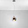 Fabbian Beluga Royal, lámpara de suspensión titanio - 20 cm