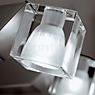 Fabbian Cubetto Loft-/Væglampe swivelling transparent - g9